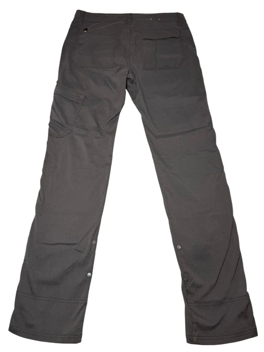 PrAna Breathe Men's Straight Fit Brown Nylon-Blend Convertible Cargo Pants 33X34